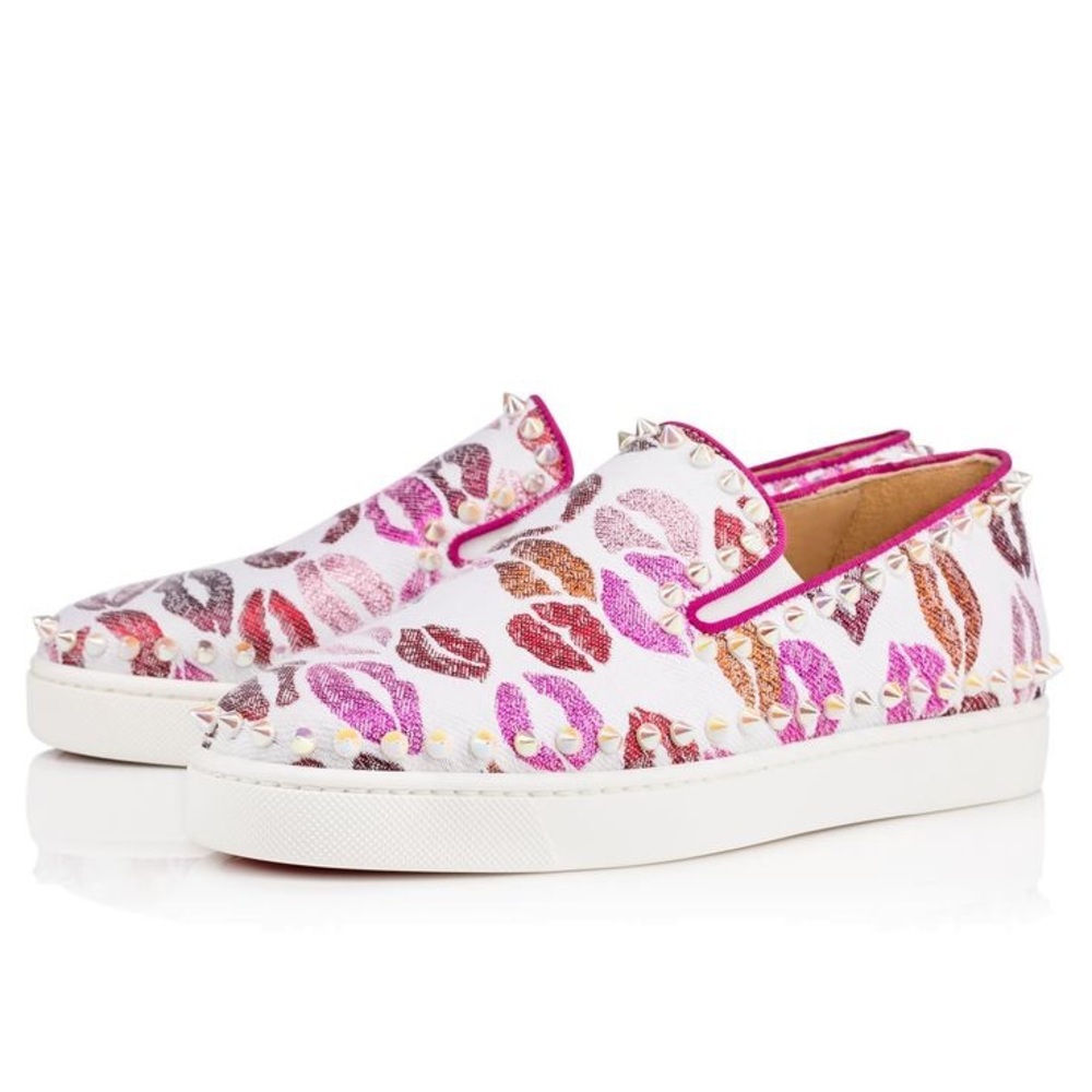 christian louboutin pik boat flats sneakers